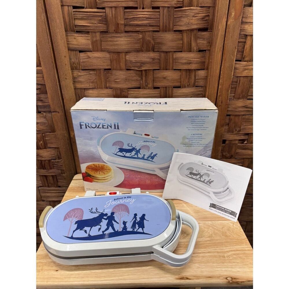 Disney Frozen II Light Blue and Navy Pancake Maker